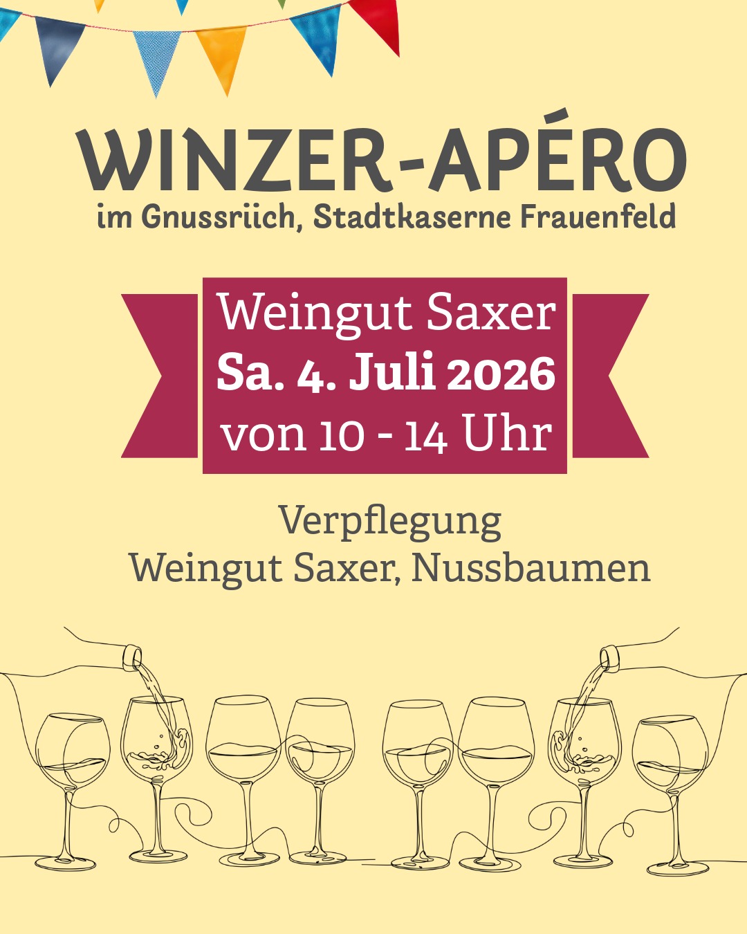 Mehr über den Artikel erfahren Winzer-Apéro